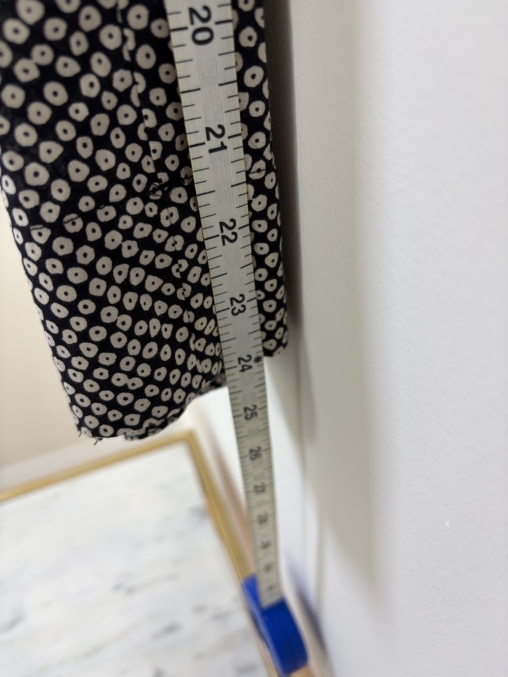 Eileen Fisher Bandhini Dot Wide Leg Black & White Organic Cotton Pants - L - Picture 5 of 11